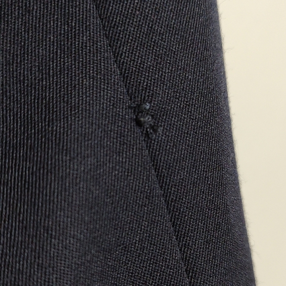 Vintage Valerie Stevens Elegant Wool Black Sleeveless Button Down Dress - Picture 9 of 9